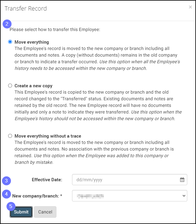 Branches - How to transfer an employee to a different branch – Citation ...