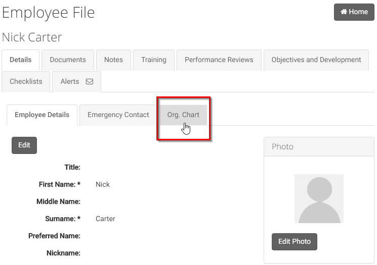 Organisation Chart - How to Create and Manage – Citation HR Support Centre